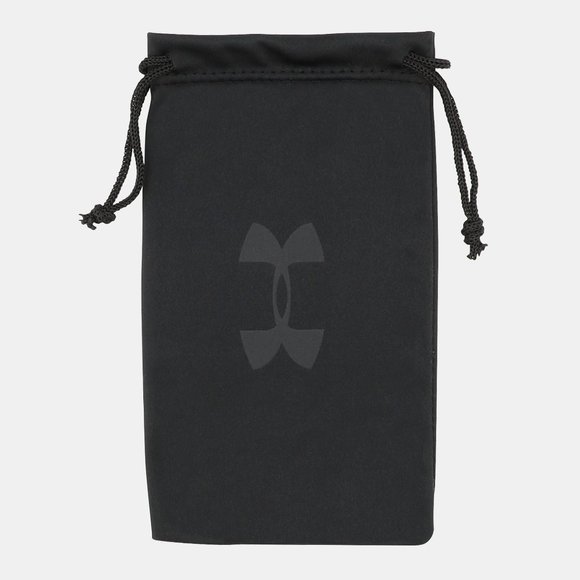 UNDER ARMOUR Sunglasses RAID Shiny Black Frame Gray POLARIZED Lens NEW - Picture 7 of 7